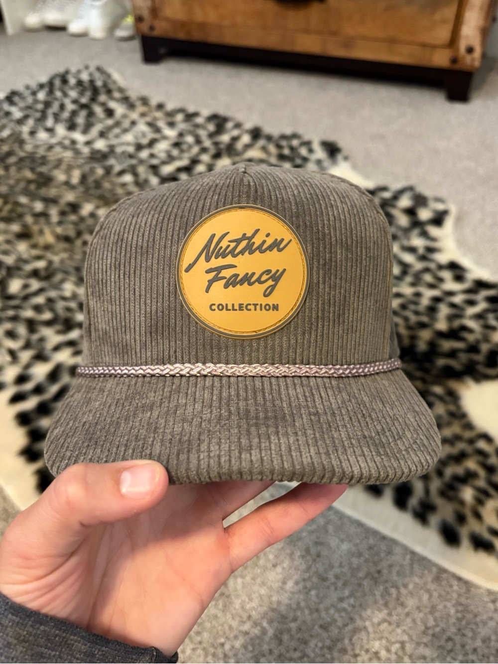 Nuthin Fancy Collection Corduroy Trucker Hat